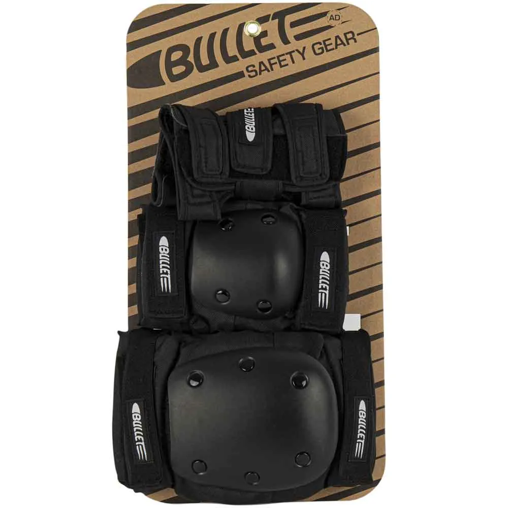 Bullet Combo Deluxe Adult Skateboard Pad Set