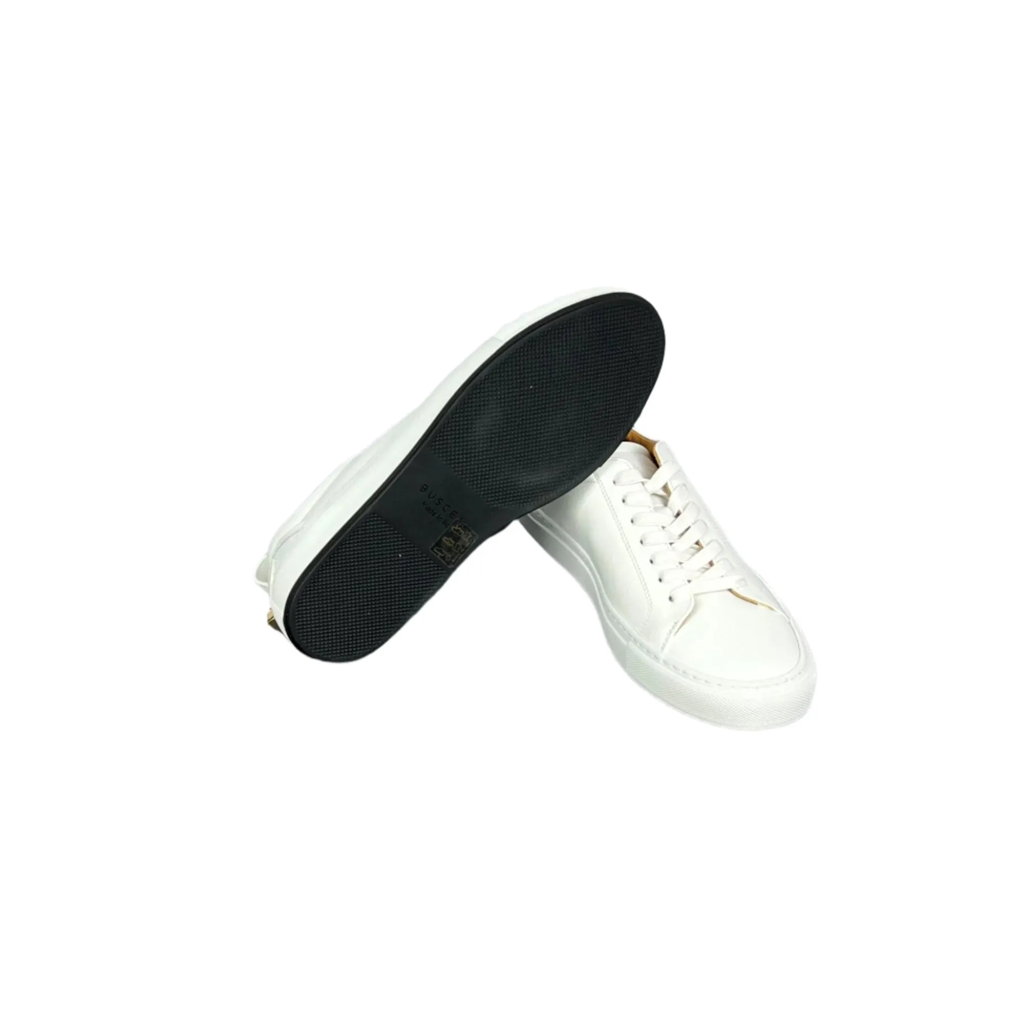 Buscemi Lyndon White Leather Sneakers
