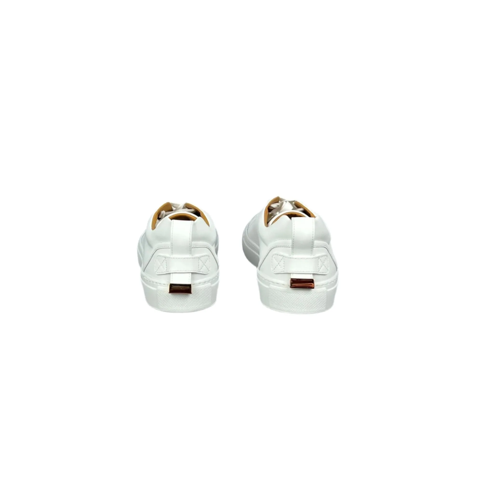 Buscemi Lyndon White Leather Sneakers