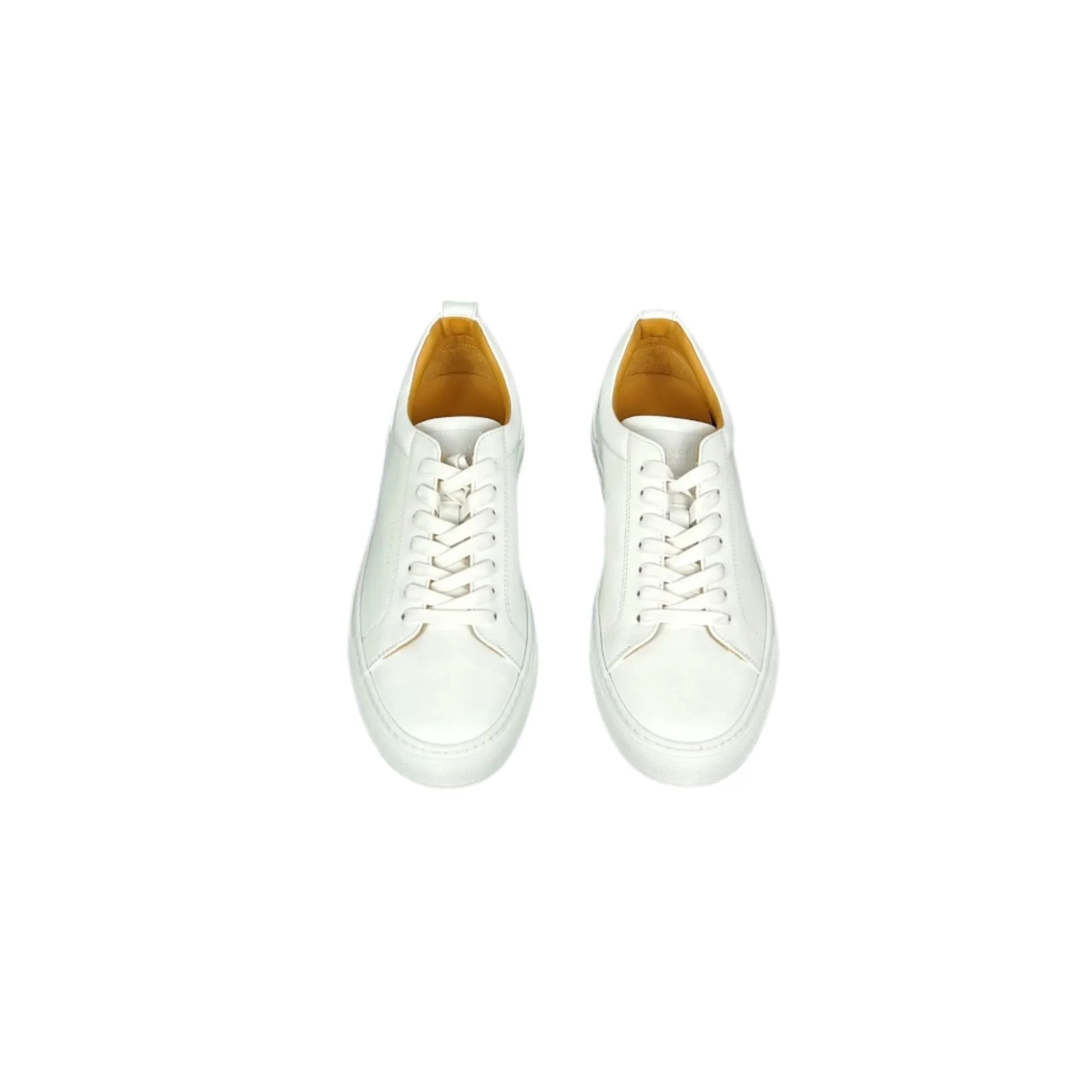 Buscemi Lyndon White Leather Sneakers