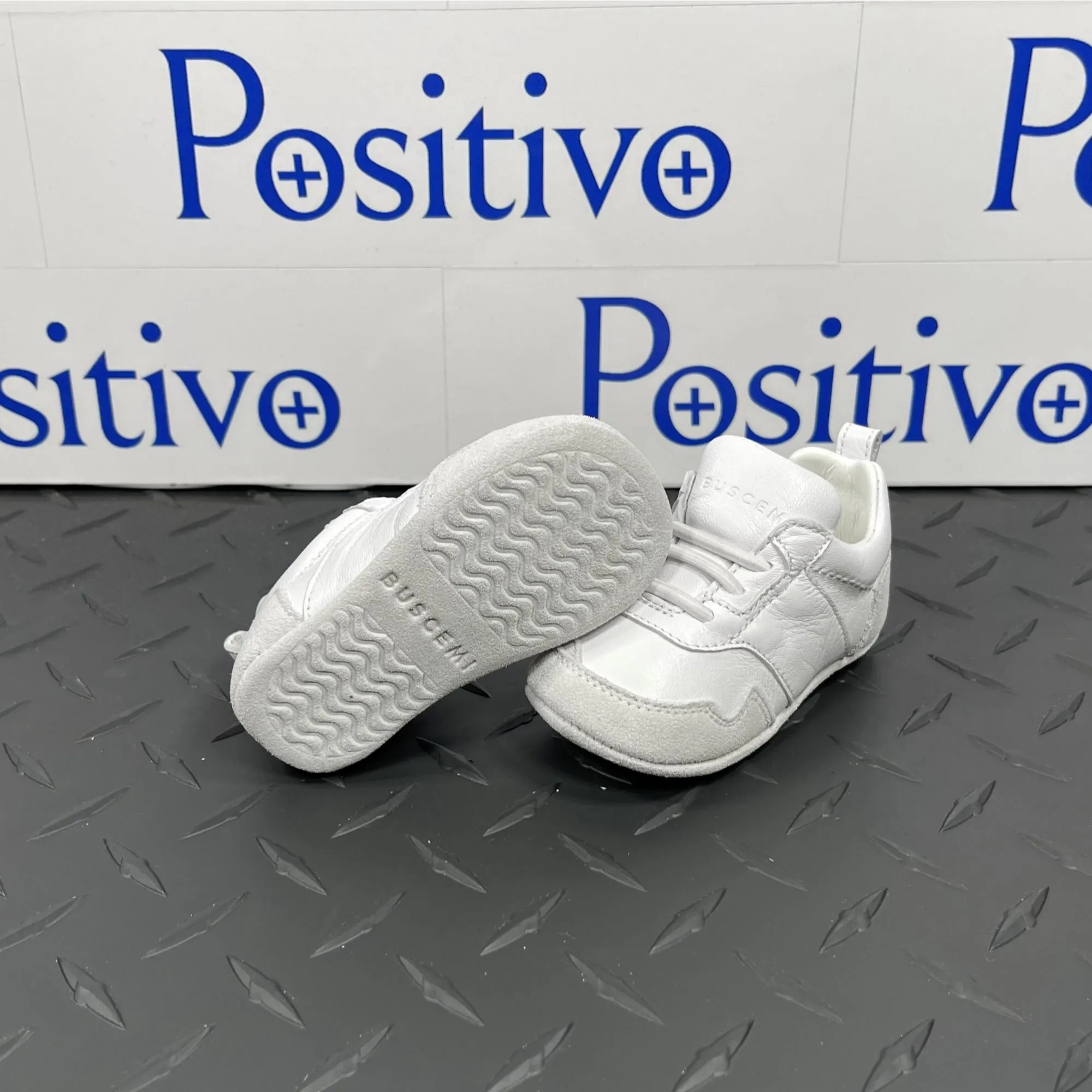 Buscemi Ventura Baby White Sneakers