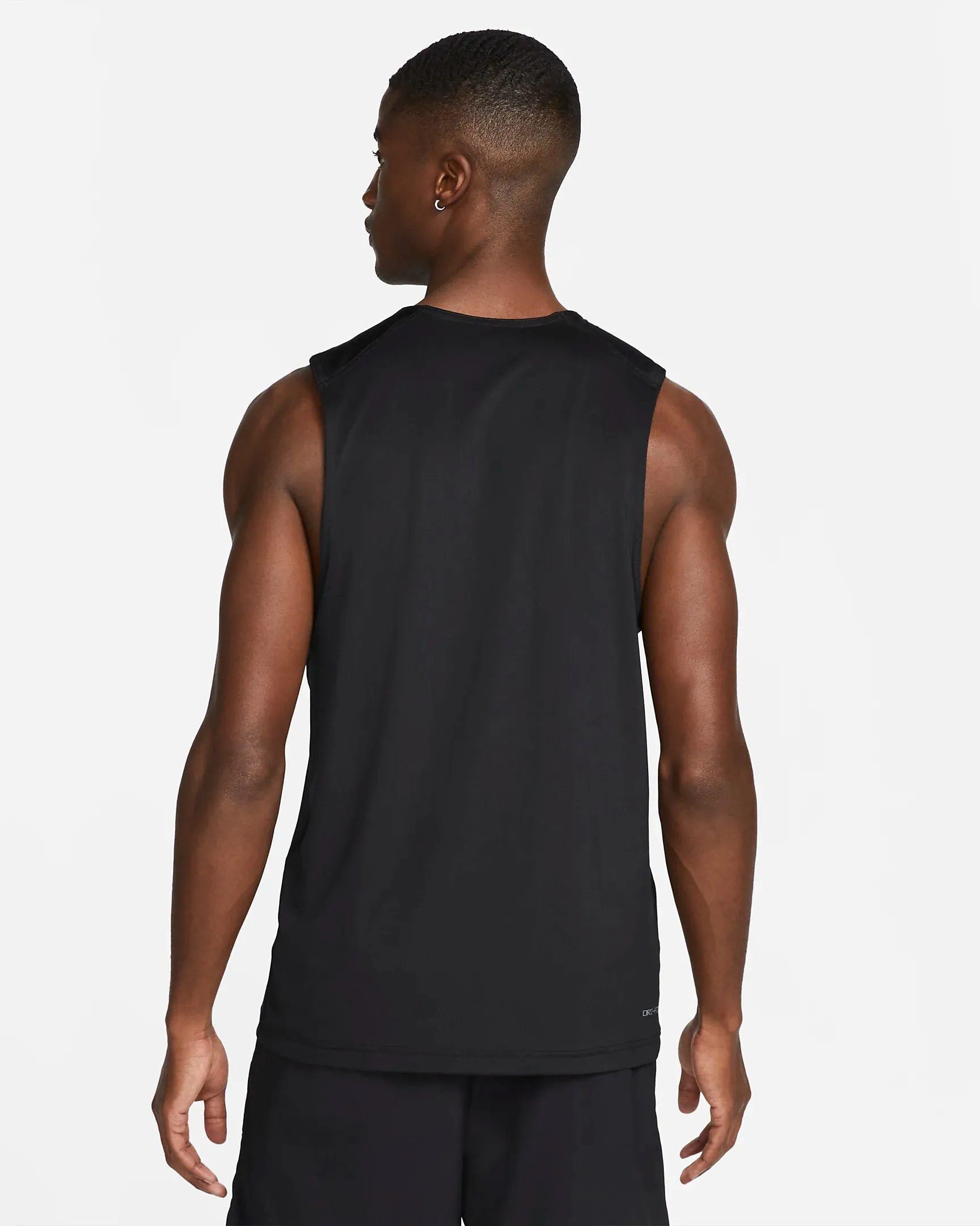 CANOTTA NIKE SMANICATO UOMO MAN MAGLIA TRAINING JUST DO IT NERA