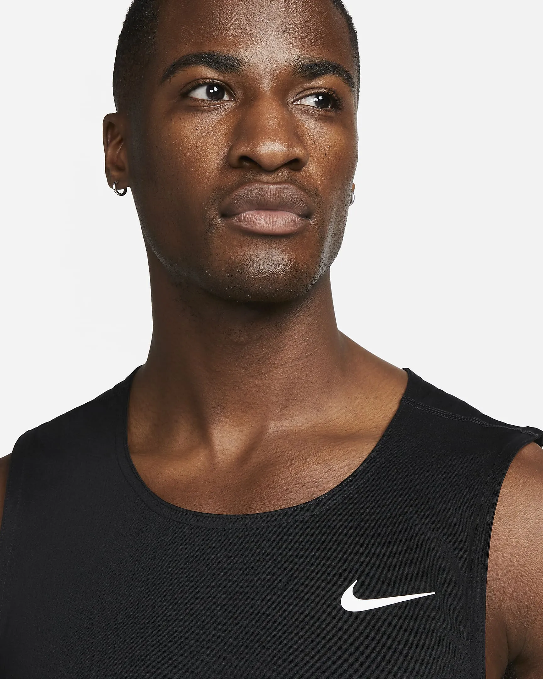 CANOTTA NIKE SMANICATO UOMO MAN MAGLIA TRAINING JUST DO IT NERA