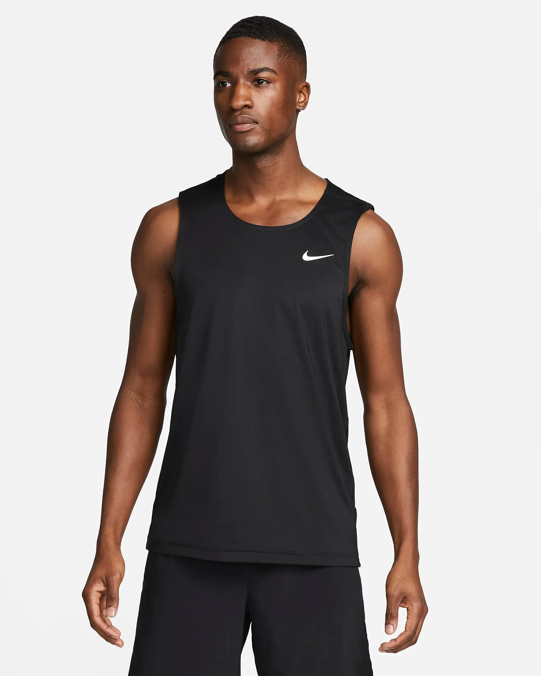 CANOTTA NIKE SMANICATO UOMO MAN MAGLIA TRAINING JUST DO IT NERA