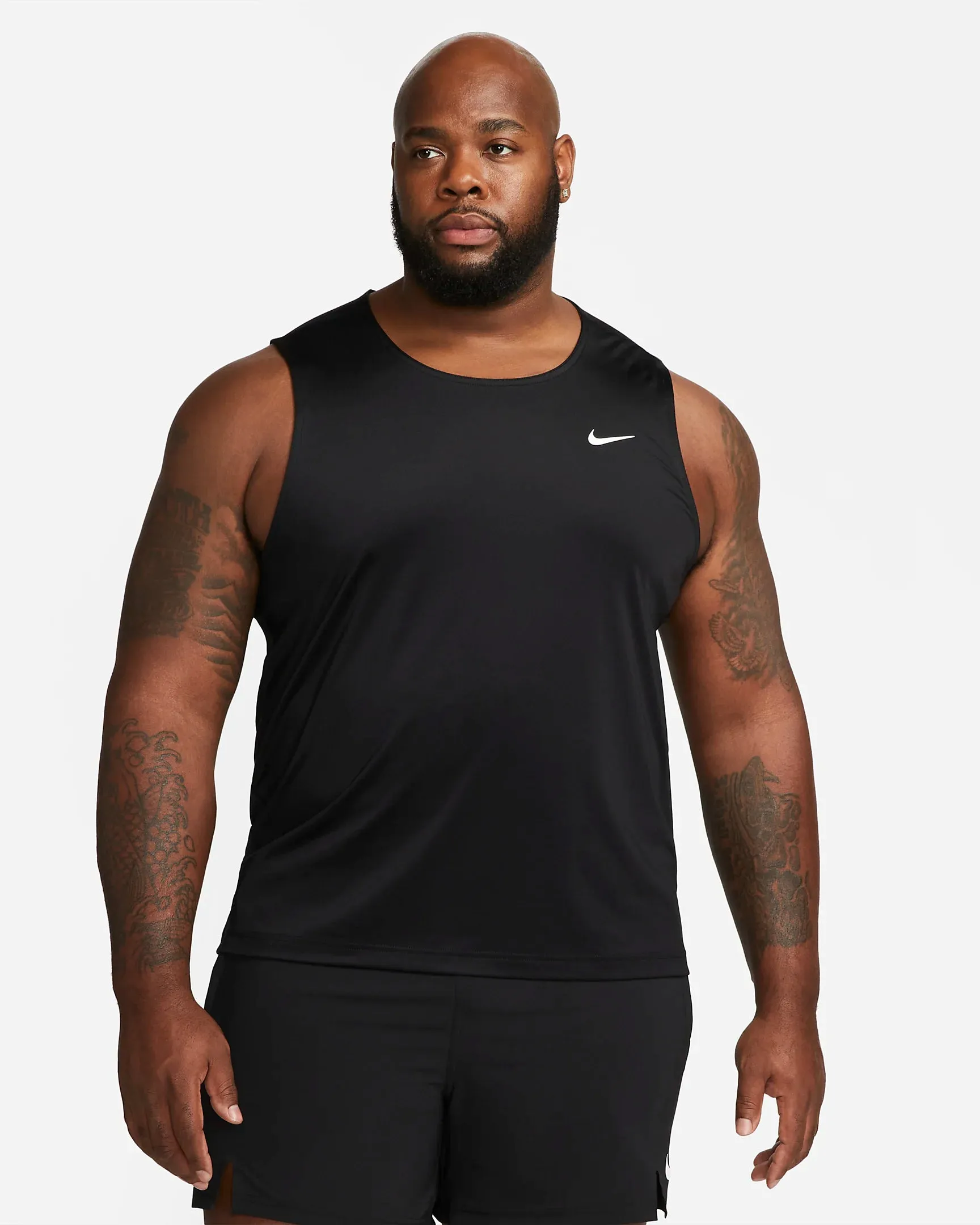 CANOTTA NIKE SMANICATO UOMO MAN MAGLIA TRAINING JUST DO IT NERA