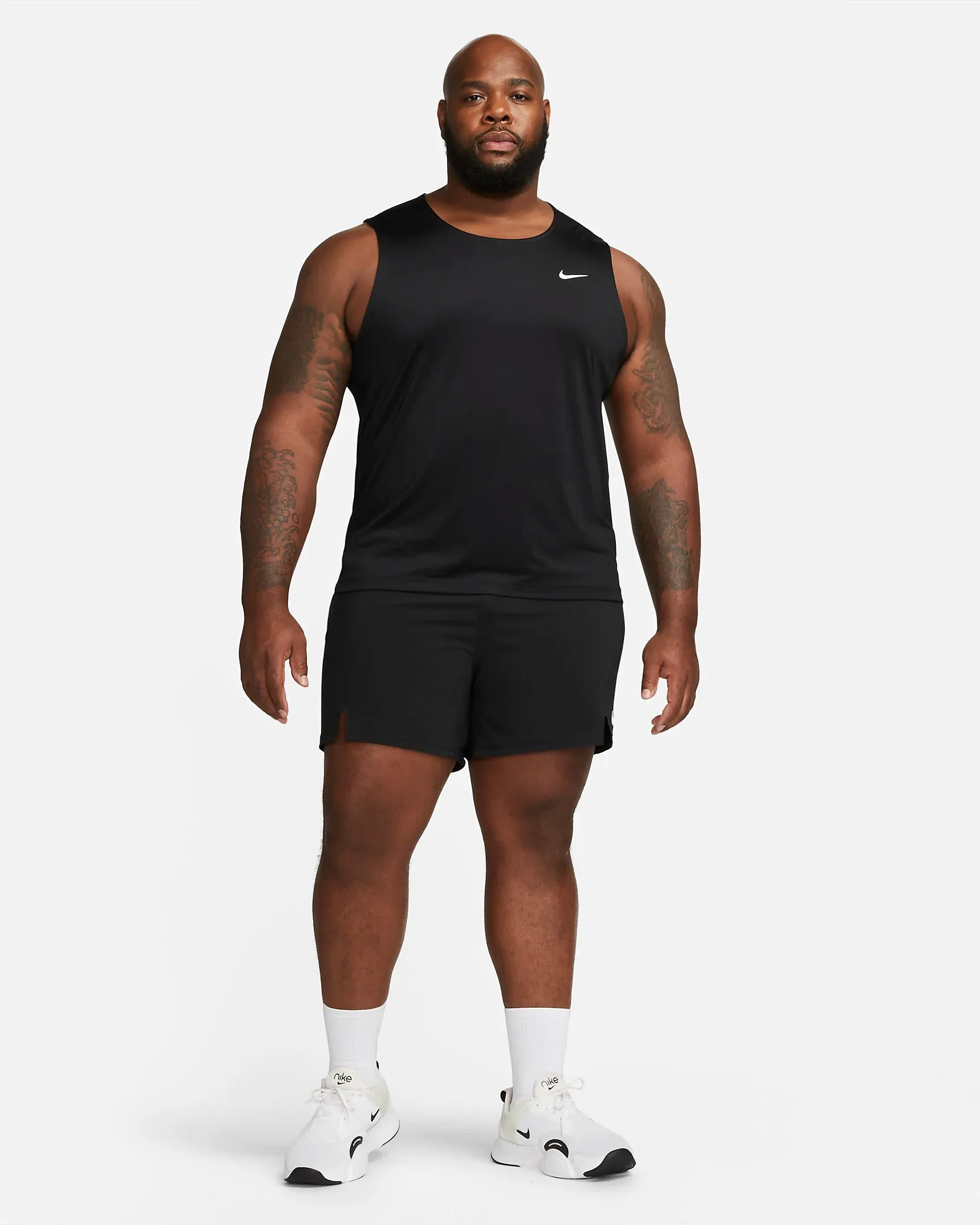 CANOTTA NIKE SMANICATO UOMO MAN MAGLIA TRAINING JUST DO IT NERA