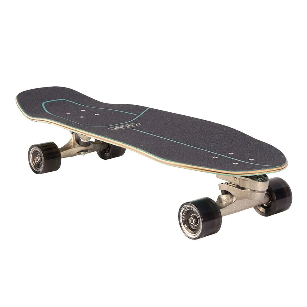 Carver JOB Aqua Tiger Surfskate Cruiser Skateboard C7 - 10.25" x 31.0" WB 17.0"
