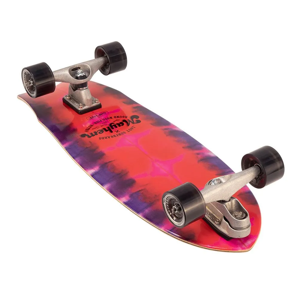 Carver ...Lost RNF Retro Tie Dye Surfskate Cruiser Skateboard DECK ONLY - 9.875" x 29.5" WB 16.5"