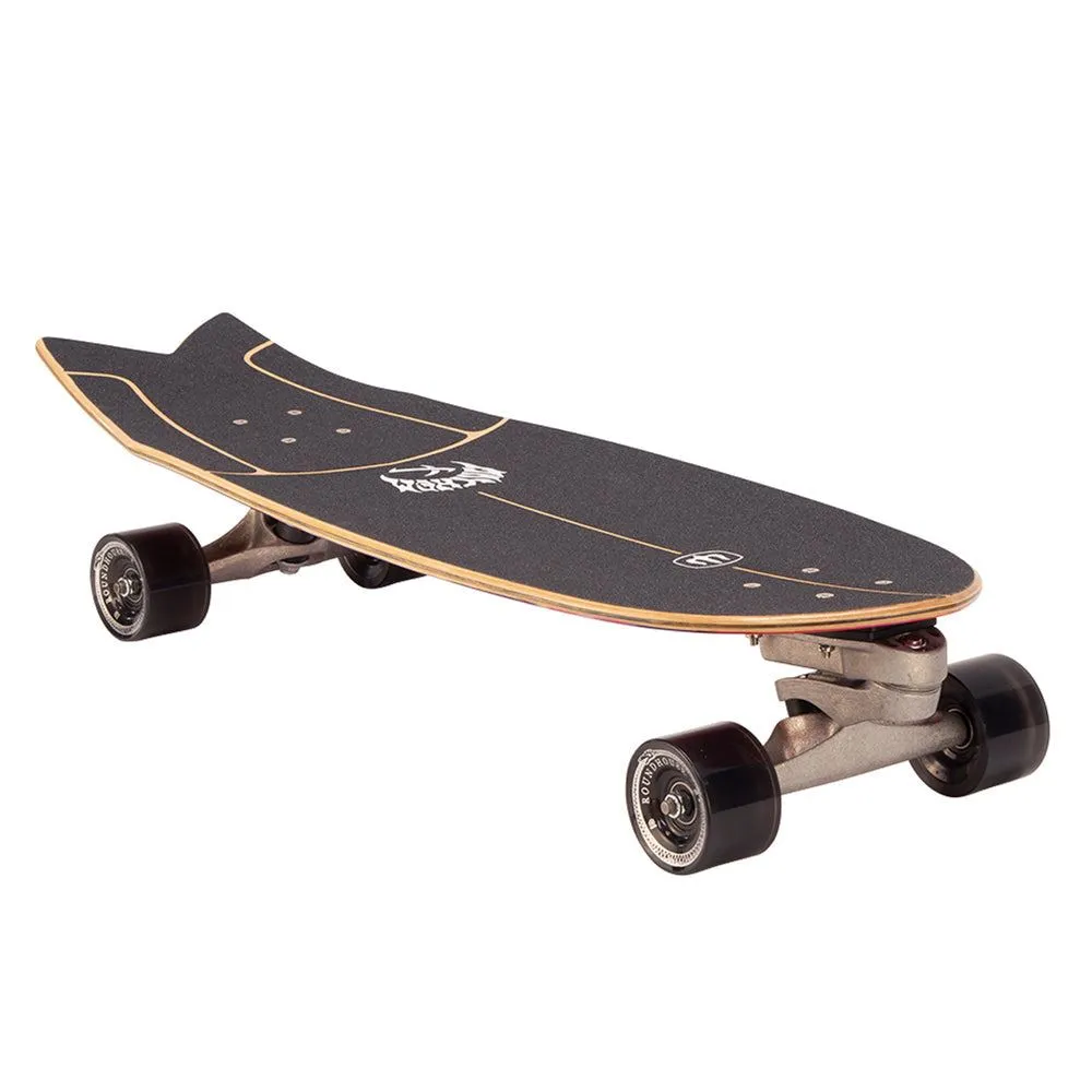 Carver ...Lost RNF Retro Tie Dye Surfskate Cruiser Skateboard DECK ONLY - 9.875" x 29.5" WB 16.5"