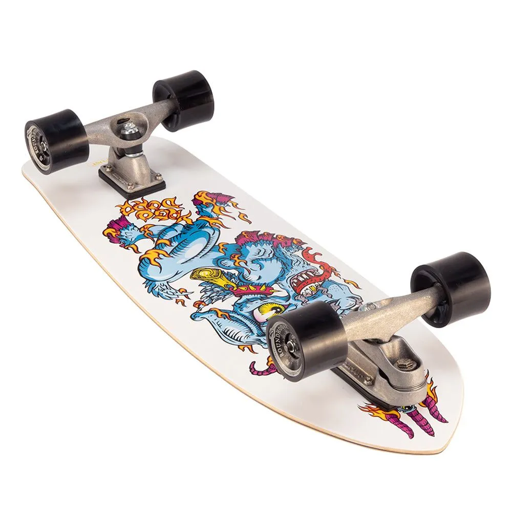 Carver Yago Dora Fire Goat Surfskate Cruiser Skateboard C7 - 9.75" x 30.75" WB 16.75"