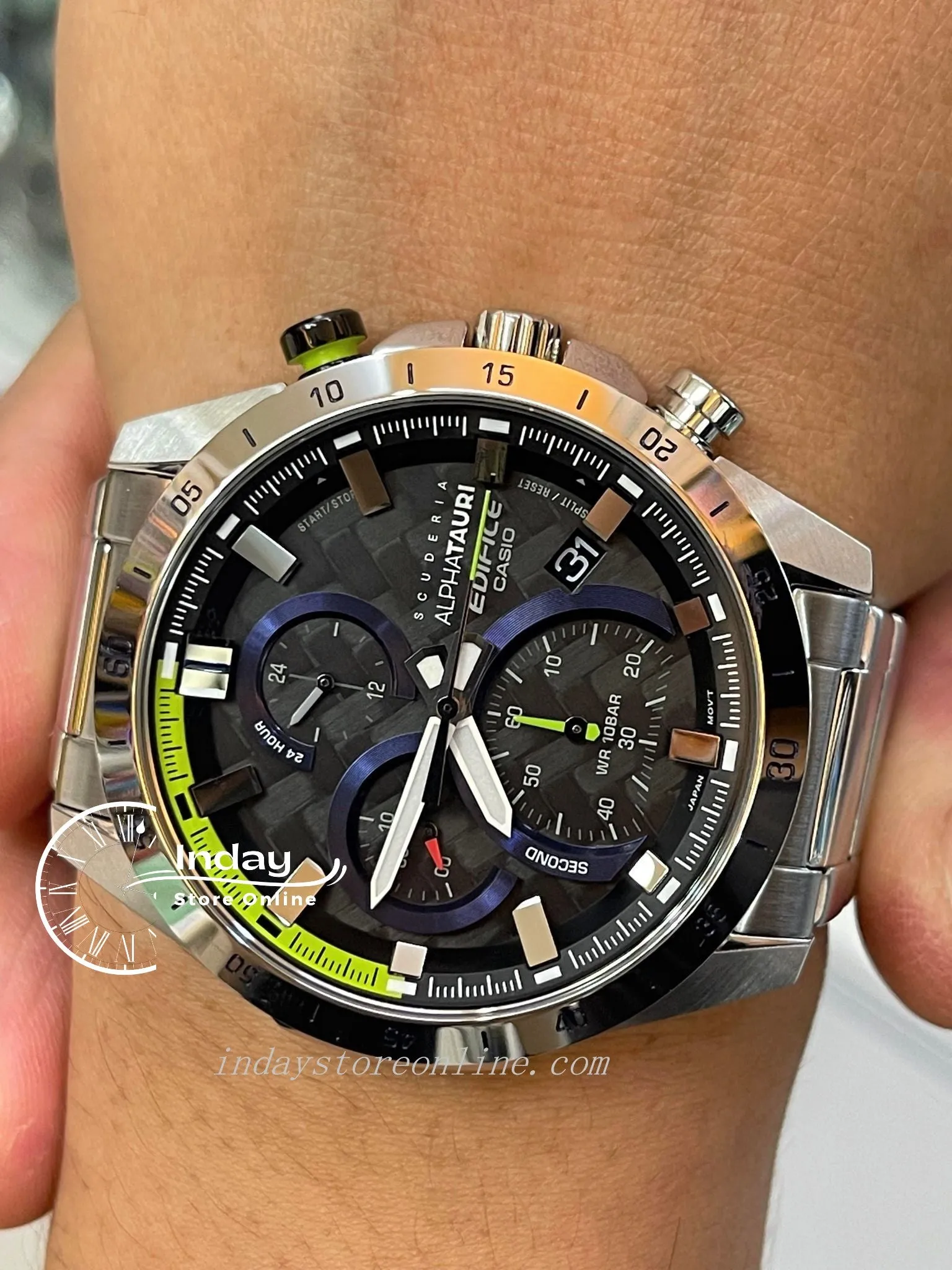 Casio Edifice Men's Watch EFR-571AT-1A Standard Chronograph Limited Model