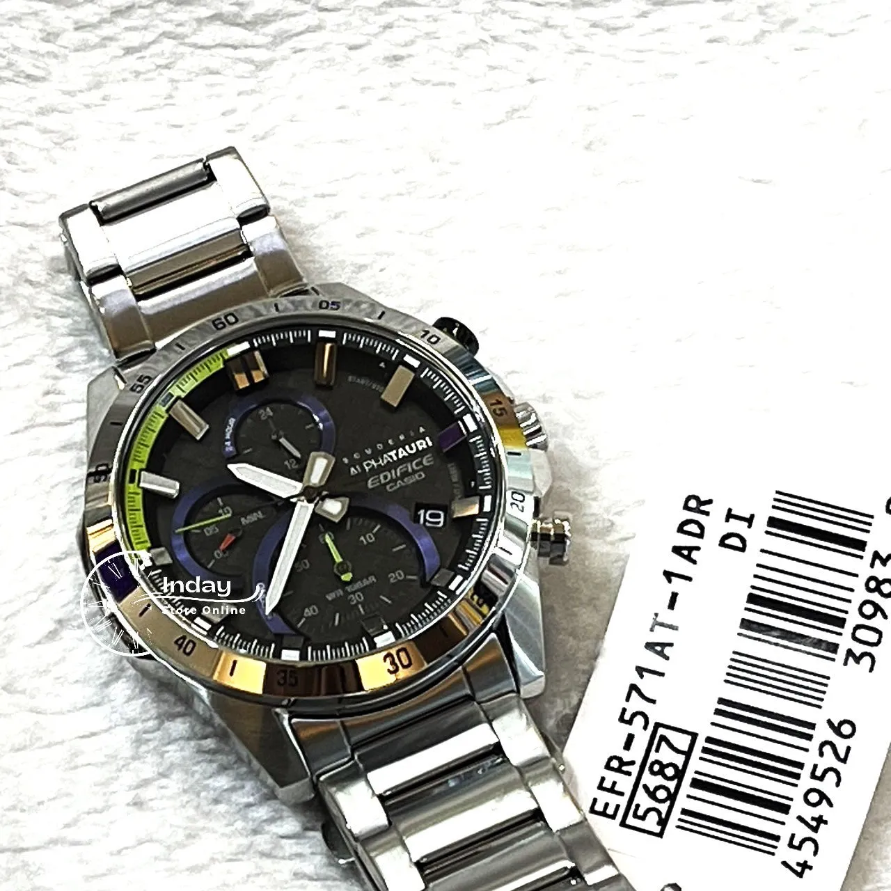 Casio Edifice Men's Watch EFR-571AT-1A Standard Chronograph Limited Model