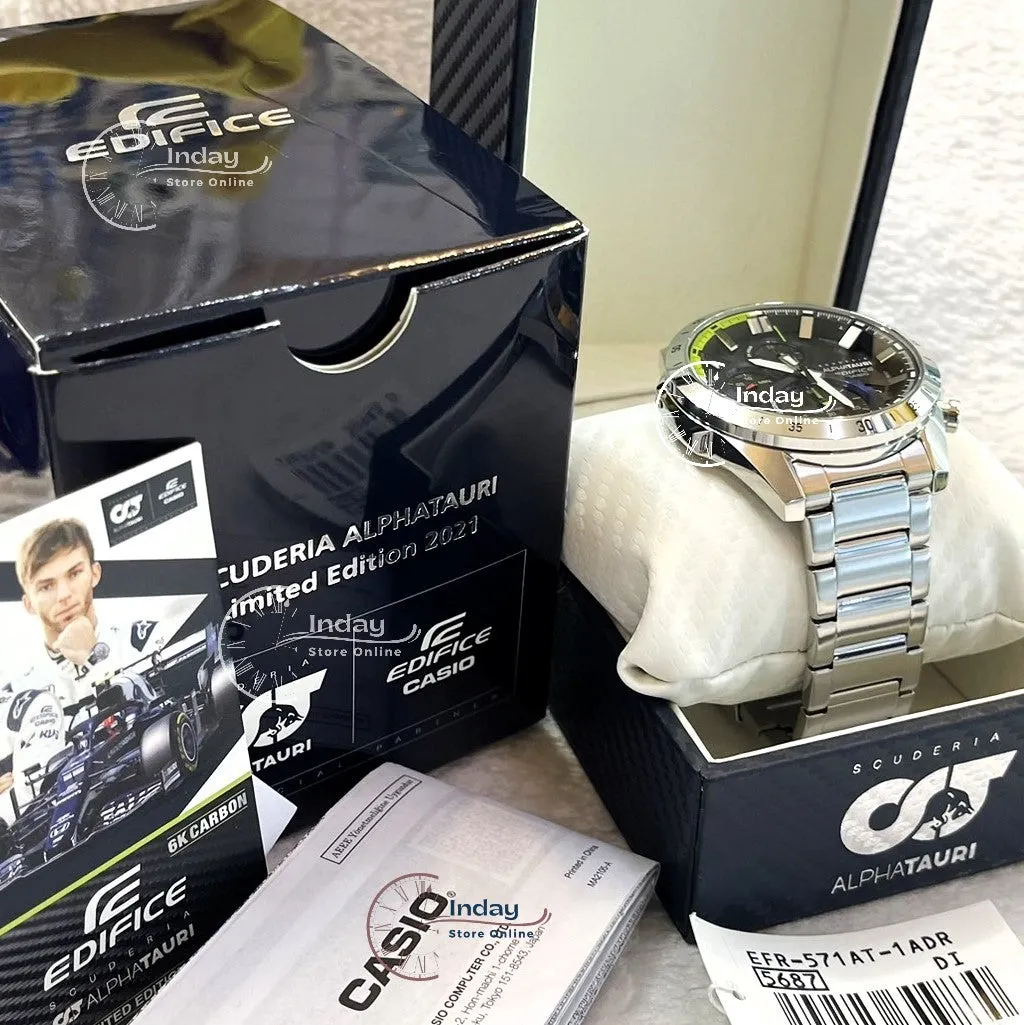 Casio Edifice Men's Watch EFR-571AT-1A Standard Chronograph Limited Model