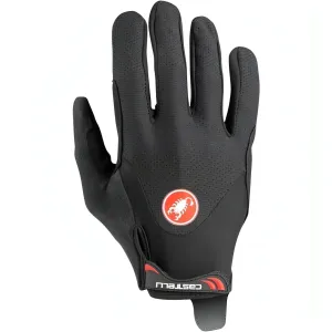 Castelli Arenberg Gel Full Finger Cycling Gloves - Black