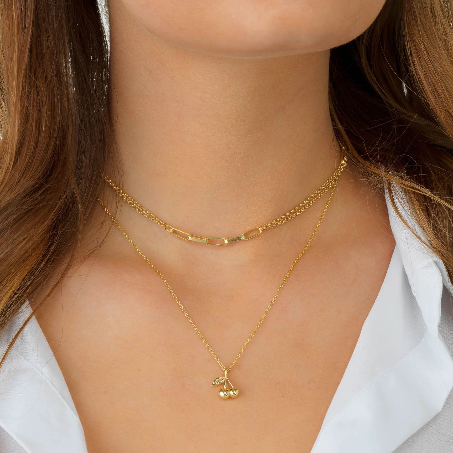 Cherry Pendant Necklace