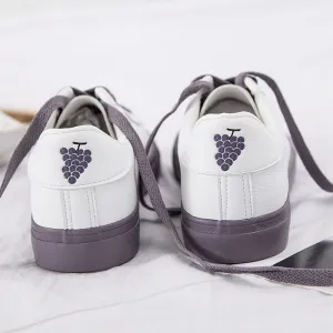 CHIC FRUIT PRINT PU SHOES UB2502