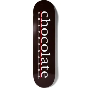 Chocolate James Capps Bar Logo Skateboard Deck 8.5"