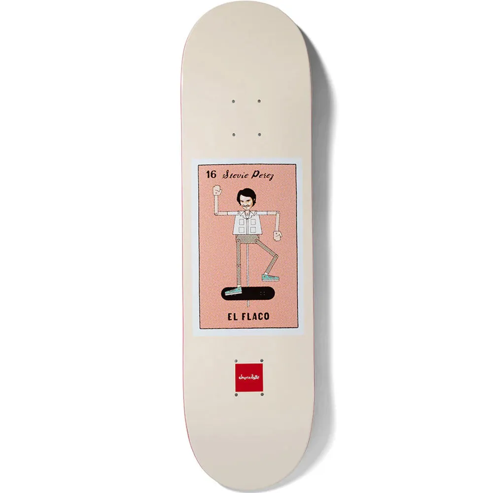 Chocolate Stevie Perez Loteria Skateboard Deck 8.375"