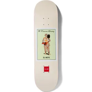 Chocolate Vincent Alvarez Loteria Skateboard Deck 8.25"
