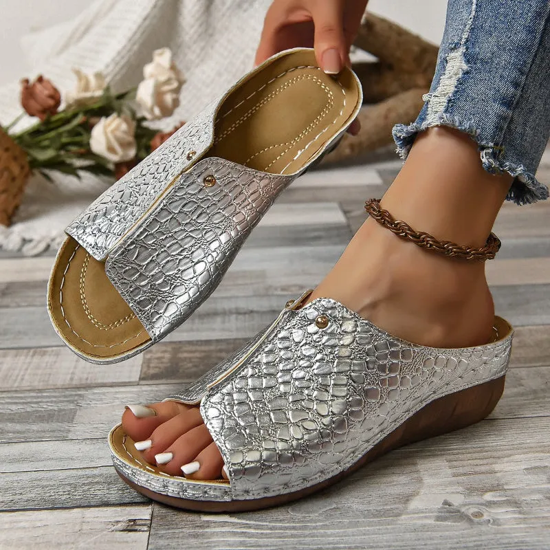 Clara – Comfort-Fit Women’s Wedge Sandals