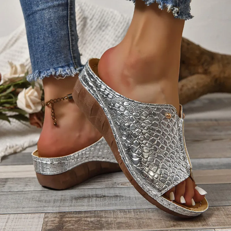Clara – Comfort-Fit Women’s Wedge Sandals