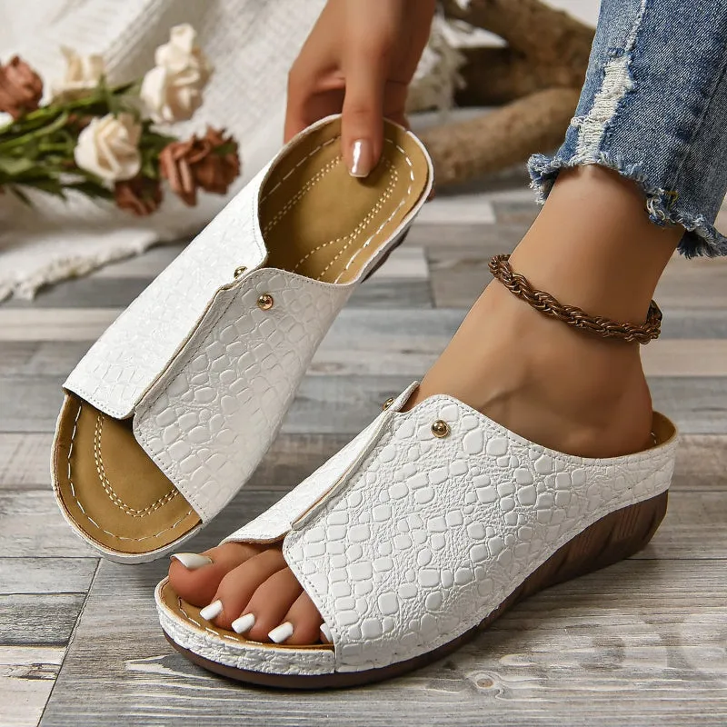 Clara – Comfort-Fit Women’s Wedge Sandals