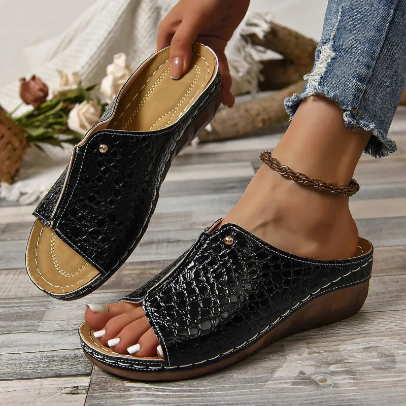 Clara – Comfort-Fit Women’s Wedge Sandals