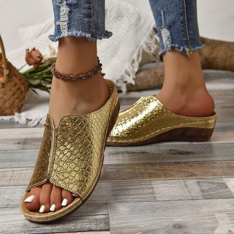 Clara – Comfort-Fit Women’s Wedge Sandals