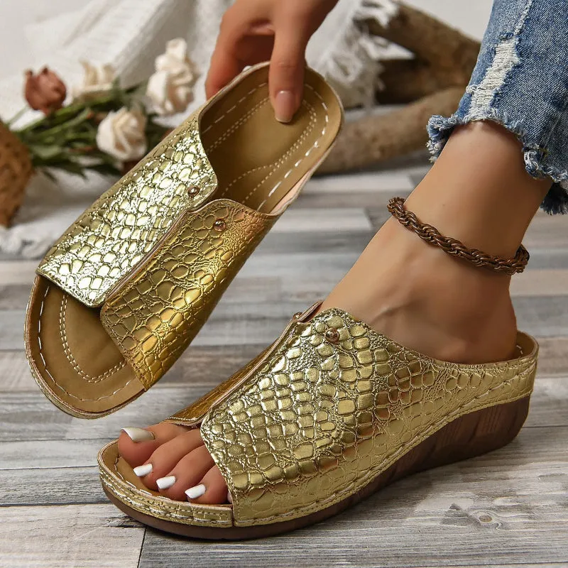 Clara – Comfort-Fit Women’s Wedge Sandals