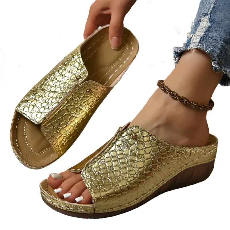 Clara – Comfort-Fit Women’s Wedge Sandals