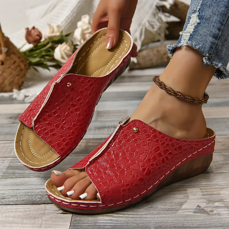 Clara – Comfort-Fit Women’s Wedge Sandals