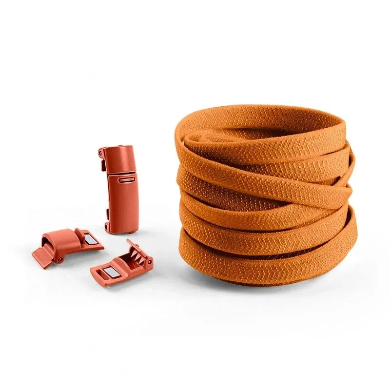 Colorful Magnetic Lock Elastic Shoelaces - No Tie Solution for Sneakers, Suitable for Kids and Adults