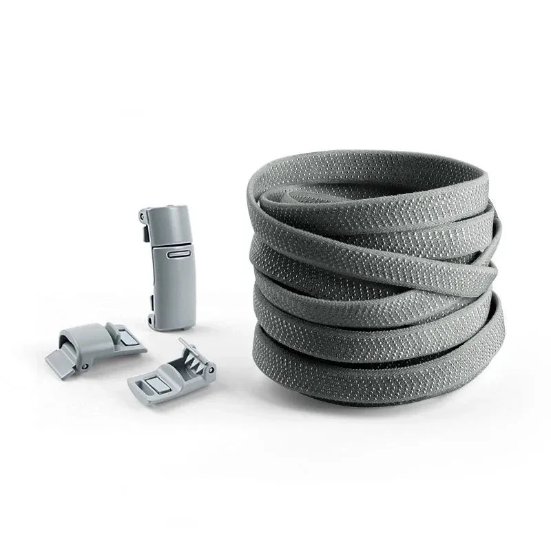 Colorful Magnetic Lock Elastic Shoelaces - No Tie Solution for Sneakers, Suitable for Kids and Adults