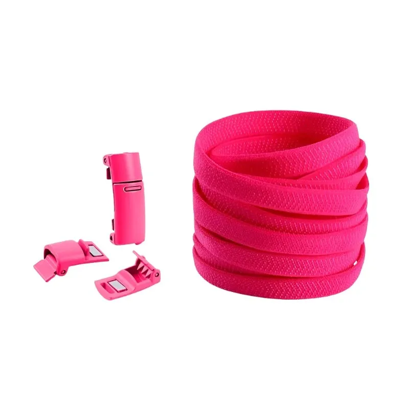 Colorful Magnetic Lock Elastic Shoelaces - No Tie Solution for Sneakers, Suitable for Kids and Adults