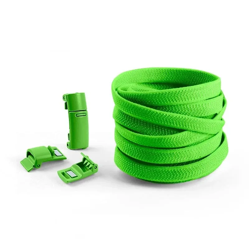 Colorful Magnetic Lock Elastic Shoelaces - No Tie Solution for Sneakers, Suitable for Kids and Adults