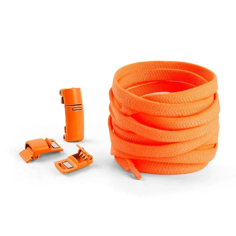 Colorful Magnetic Lock Elastic Shoelaces - No Tie Solution for Sneakers, Suitable for Kids and Adults