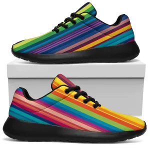 Colorful Stripes Sport Sneakers
