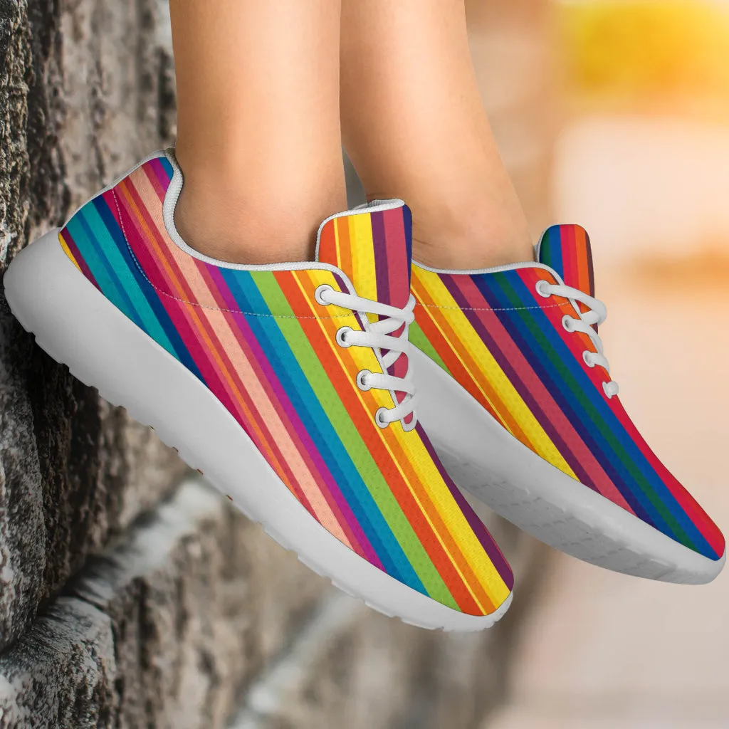 Colorful Stripes Sport Sneakers