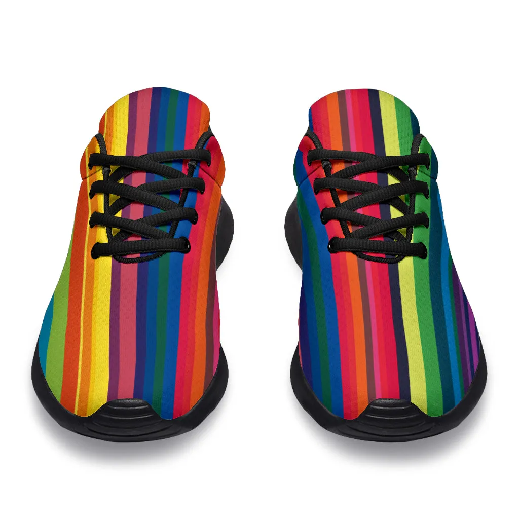 Colorful Stripes Sport Sneakers