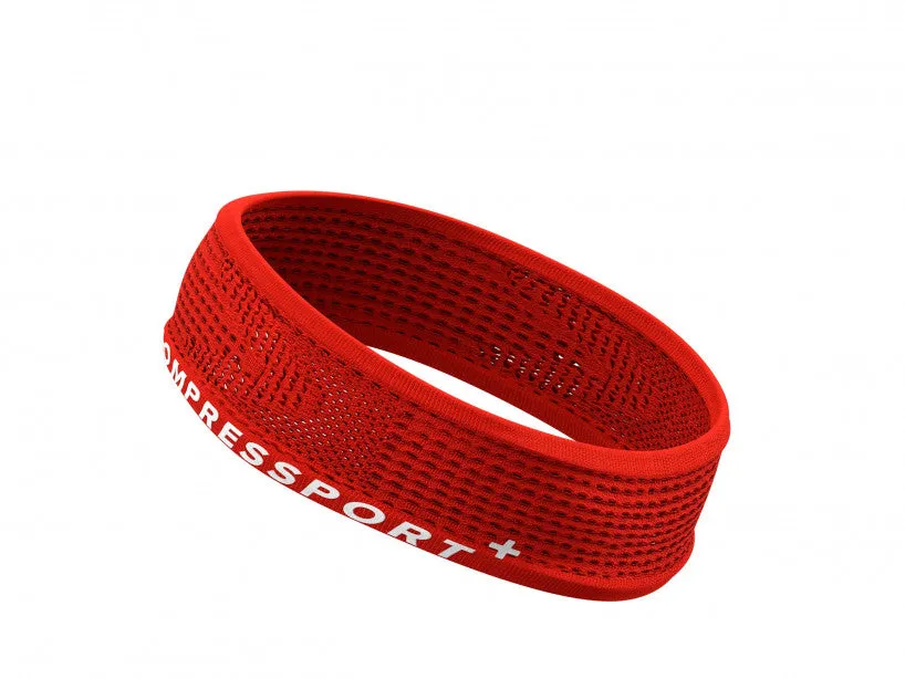 Compressport Unisex Thin Headband ON/OFF Red - CU00010B_300_0TU