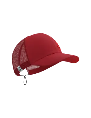 Compressport Unisex's 5 Panel Light Cap - Core Red/Samba