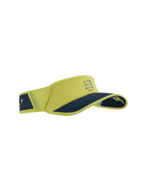 Compressport Unisex's Visor Ultralight - Dress Blues/Green Sheen