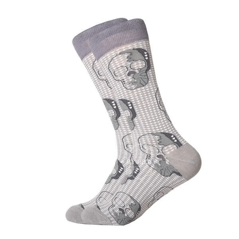 ContiNent 33 men dress color comfortable pair roller skateboard for causal reason funny wedding socks socks shark geometry