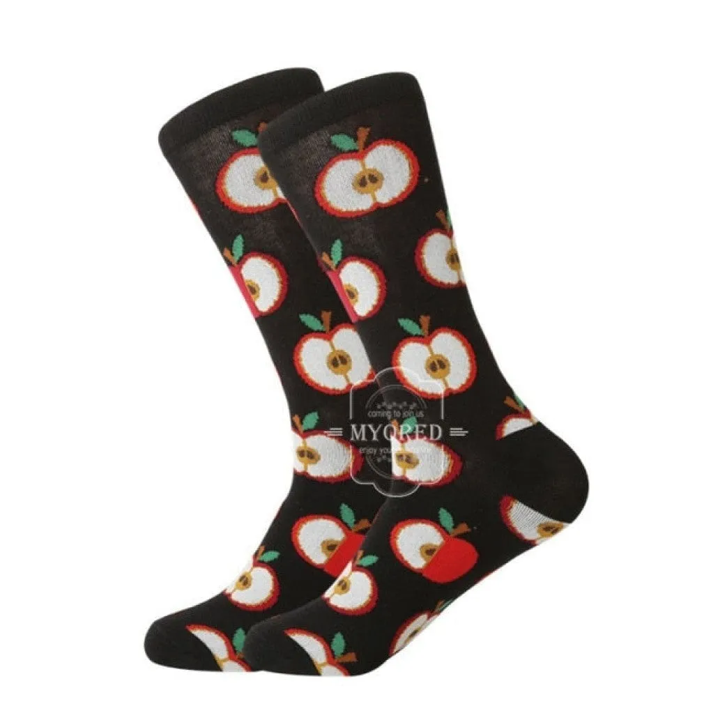 ContiNent 33 men dress color comfortable pair roller skateboard for causal reason funny wedding socks socks shark geometry