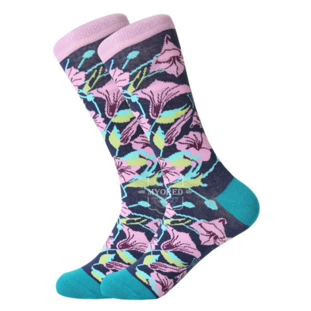 ContiNent 33 men dress color comfortable pair roller skateboard for causal reason funny wedding socks socks shark geometry