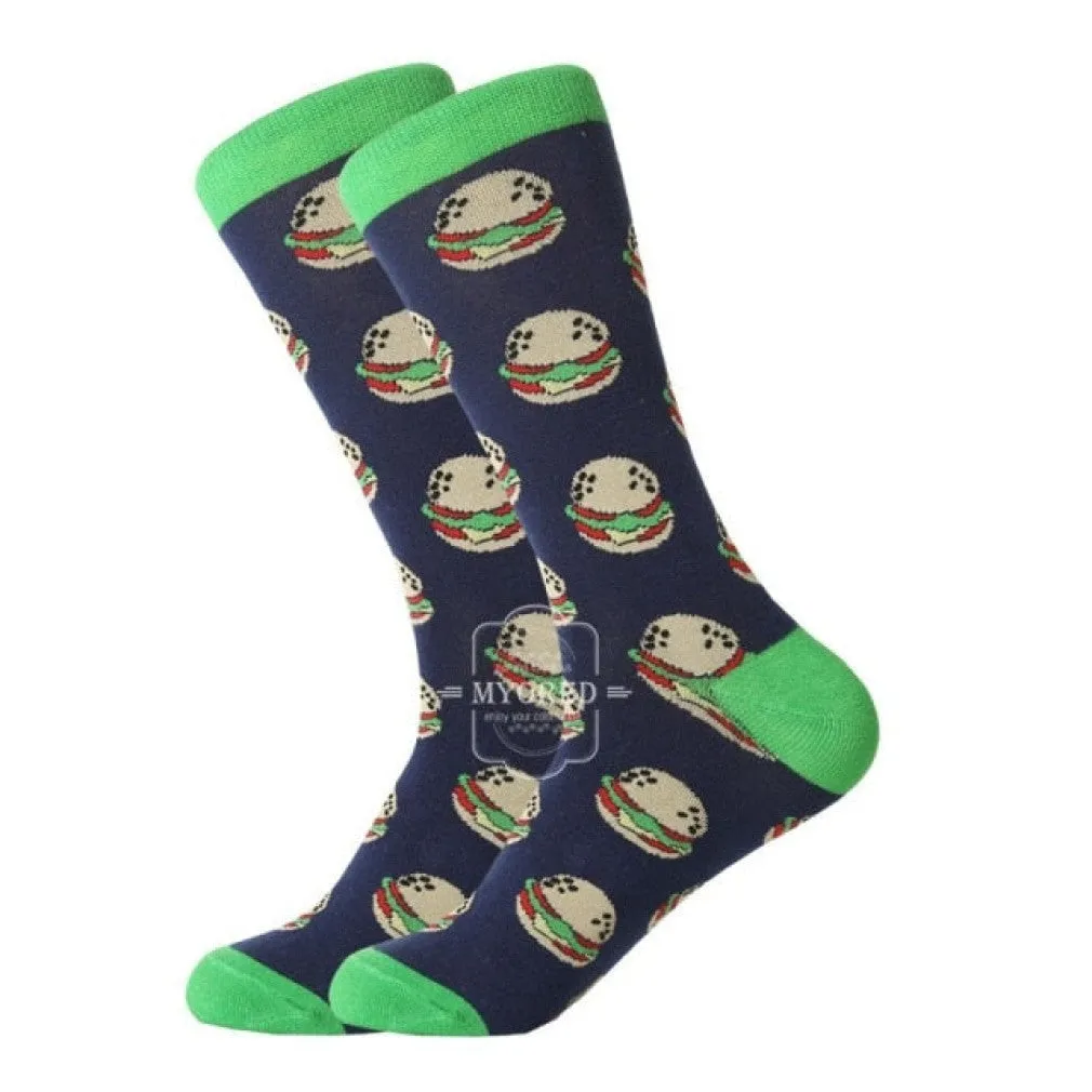 ContiNent 33 men dress color comfortable pair roller skateboard for causal reason funny wedding socks socks shark geometry