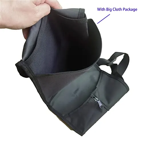 Cooplay 32"*8" Black Skateboard Carry Bag Backpack Rucksack Straps with Mesh