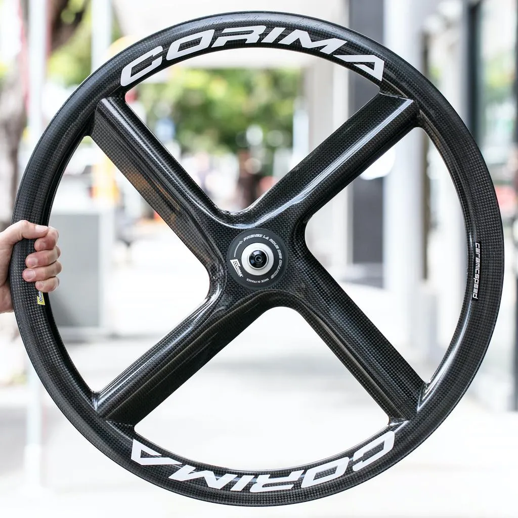 Corima 4 Spoke Tubular Track Wheel - Bolt-On
