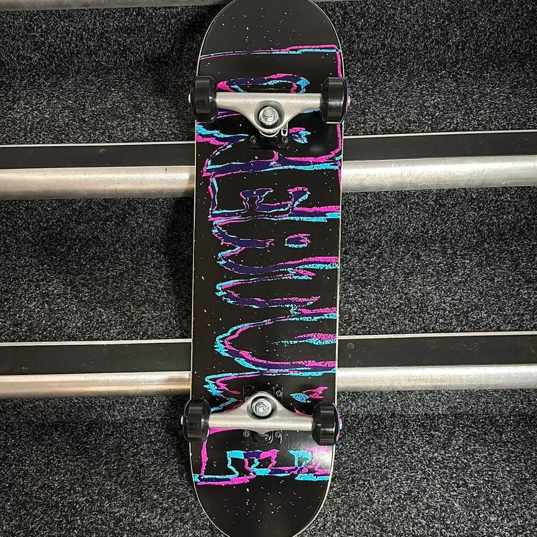 Creature 3D Logo Black 7.75" Complete Skateboard