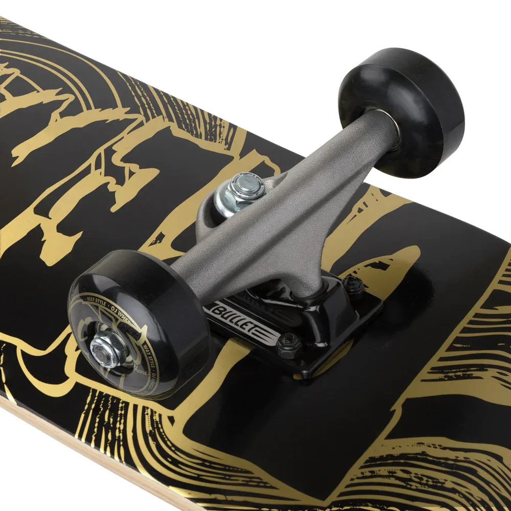 Creature Mini Metallic Swirl Logo Complete Skateboard
